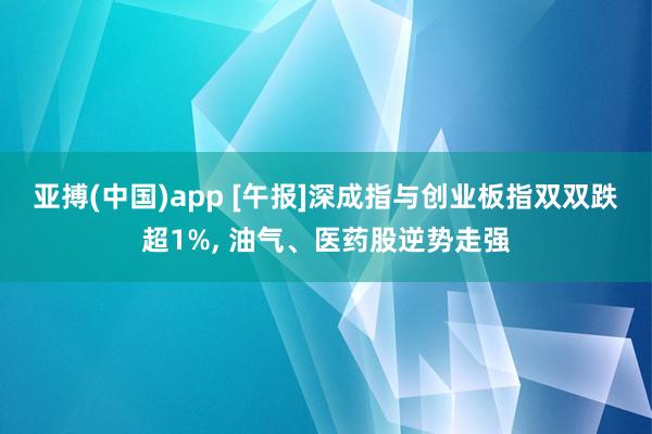 亚搏(中国)app [午报]深成指与创业板指双双跌超1%, 油气、医药股逆势走强